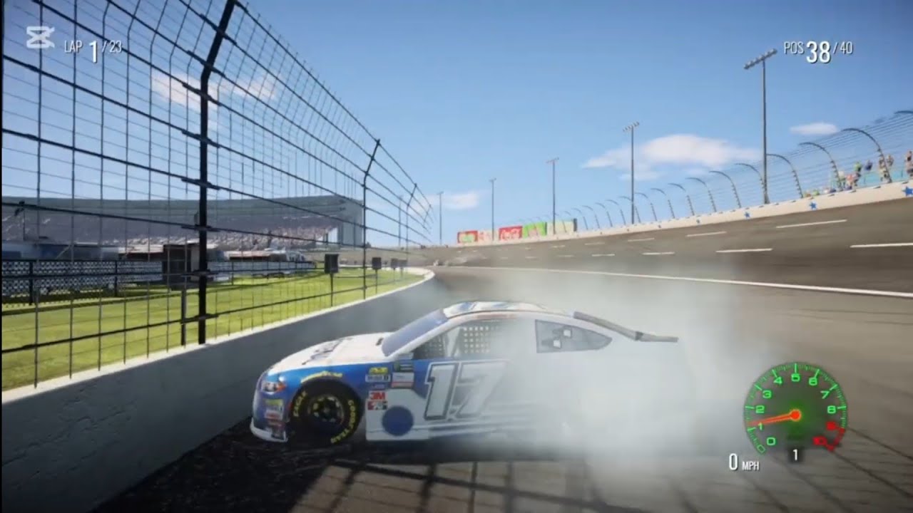 Nascar heat 2 crash compilation #8 