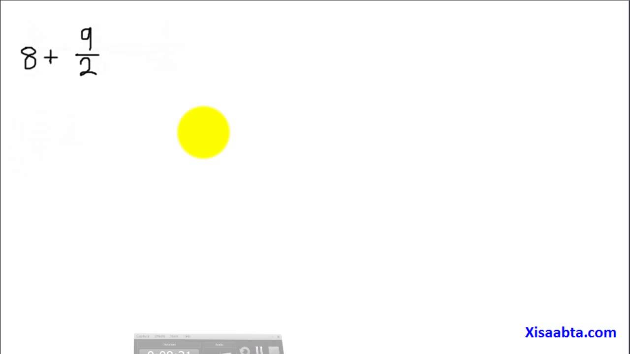 subtracting fractions in somali  kala jarista jajabka