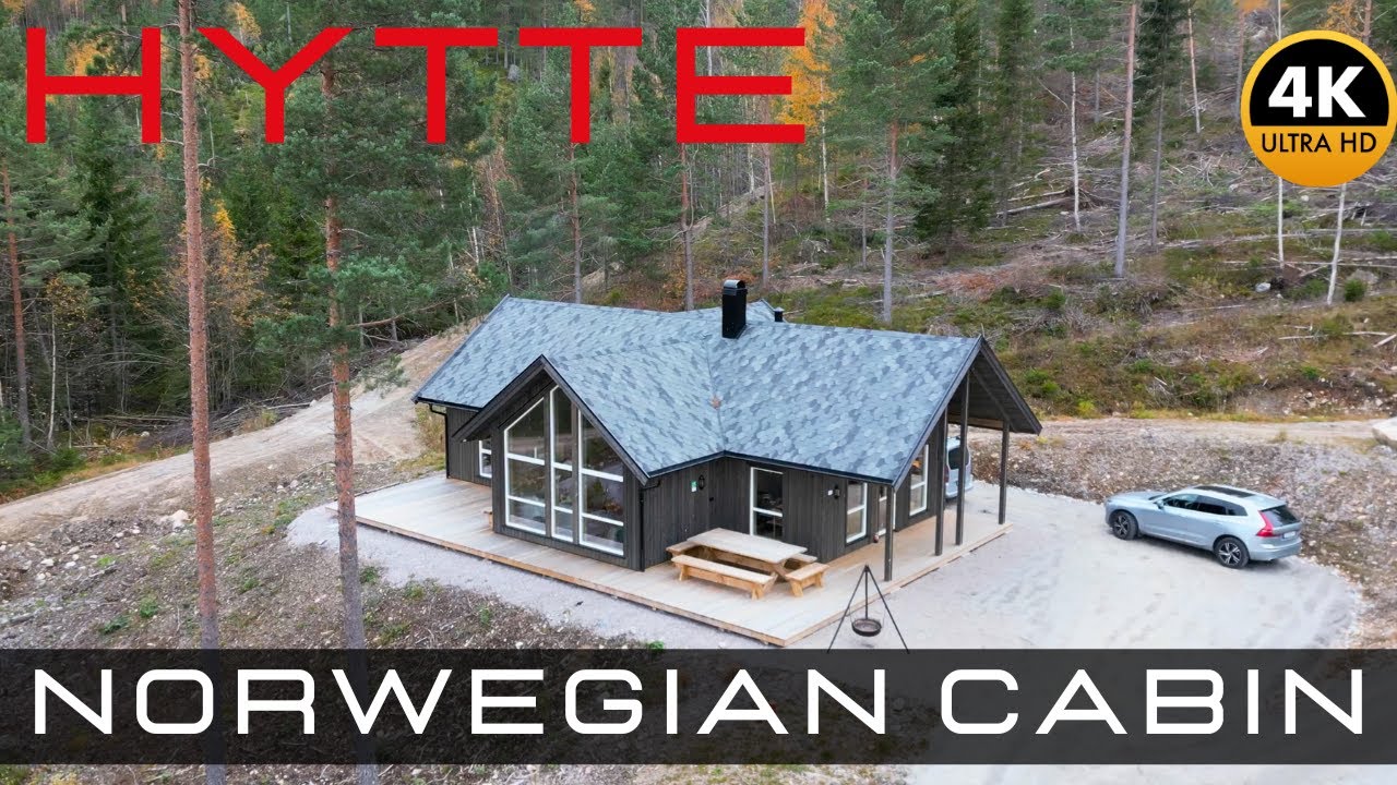 Hytte, норвежский современный хютте, норвежская хижина