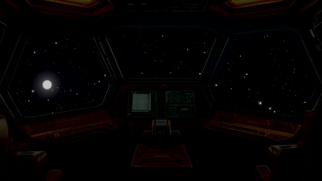 Super Deep Brown Noise | Spaceship Ambience for Relaxing | White Noise | Good Night