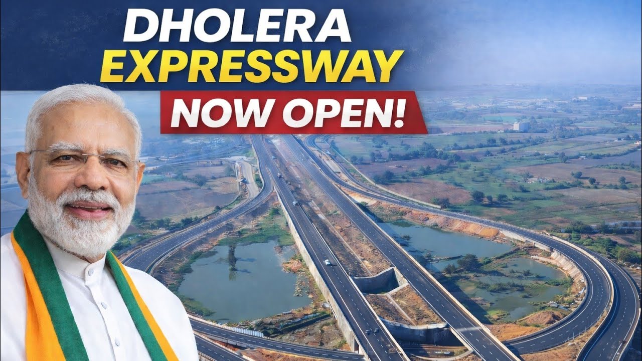 Dholera Expressway Opening   || Dholera SIR #smartcity  