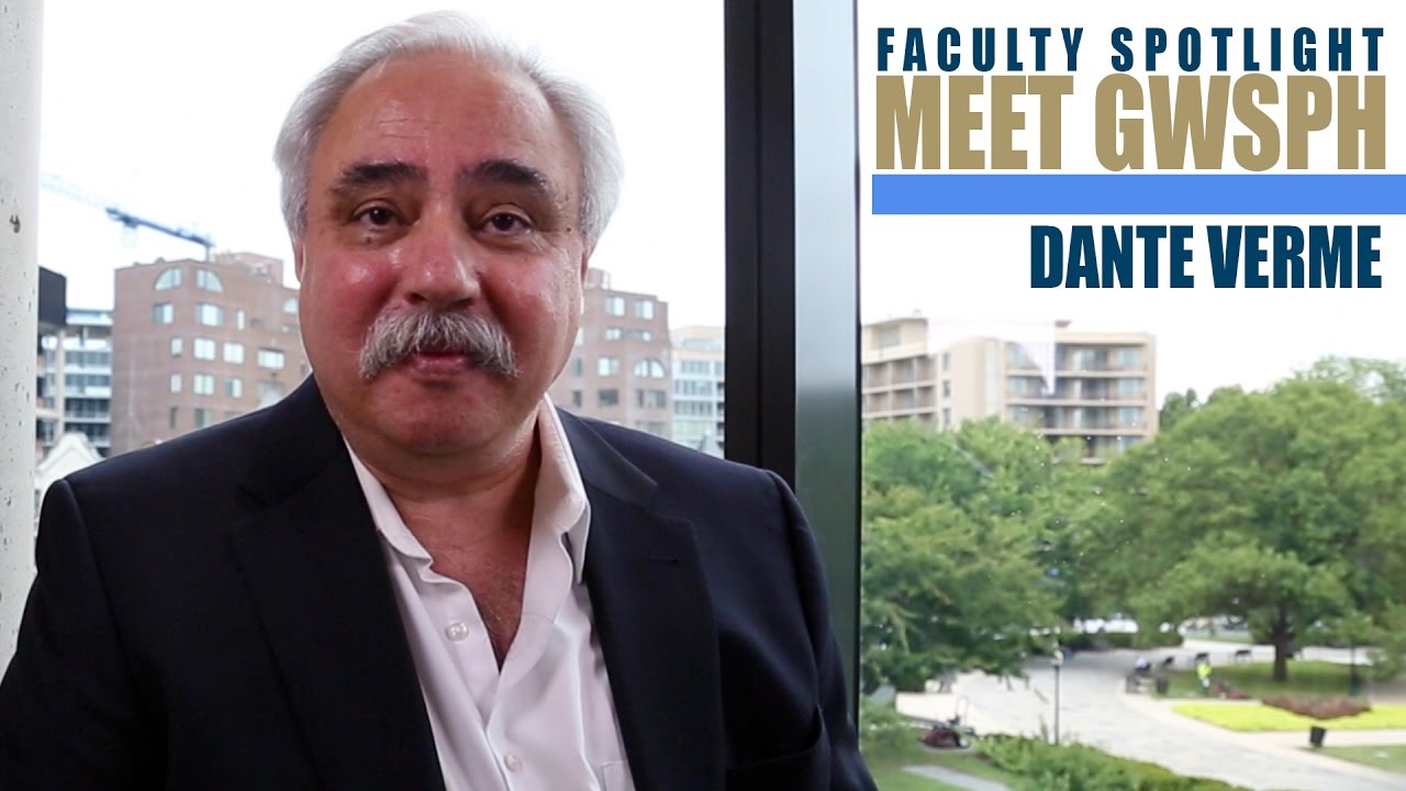 GWSPH Faculty Spotlight - Dante Verme