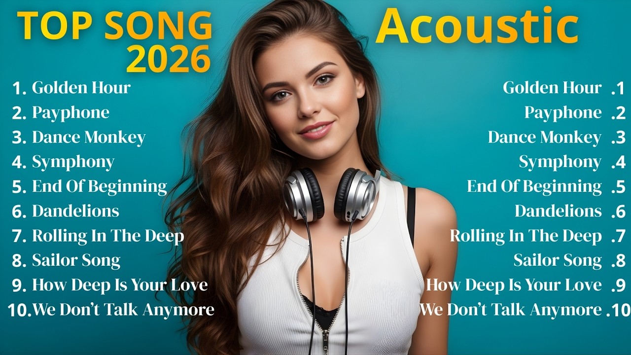 Acoustic Love Songs 2026 💖 Viral TikTok Hits ~ Relaxing Positive Vibes Playlist