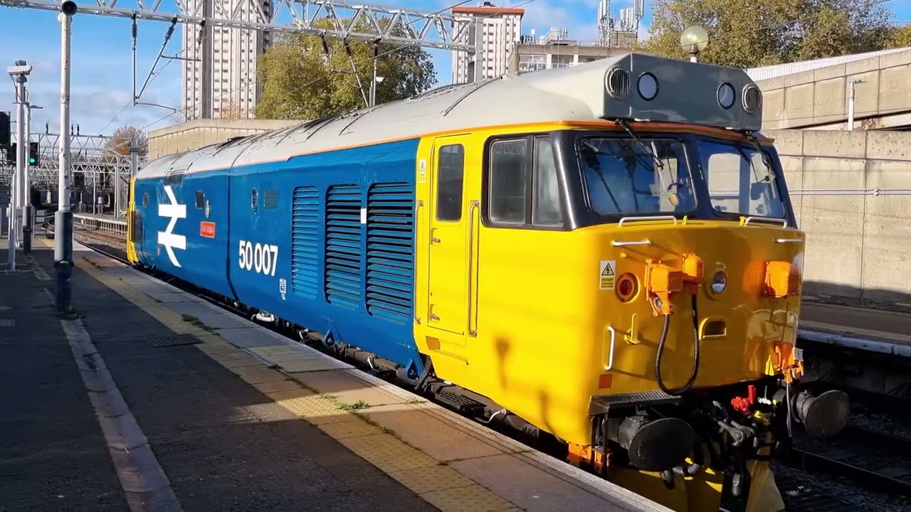 Classic British Diesels Autumn 2024 including 50007 at Euston