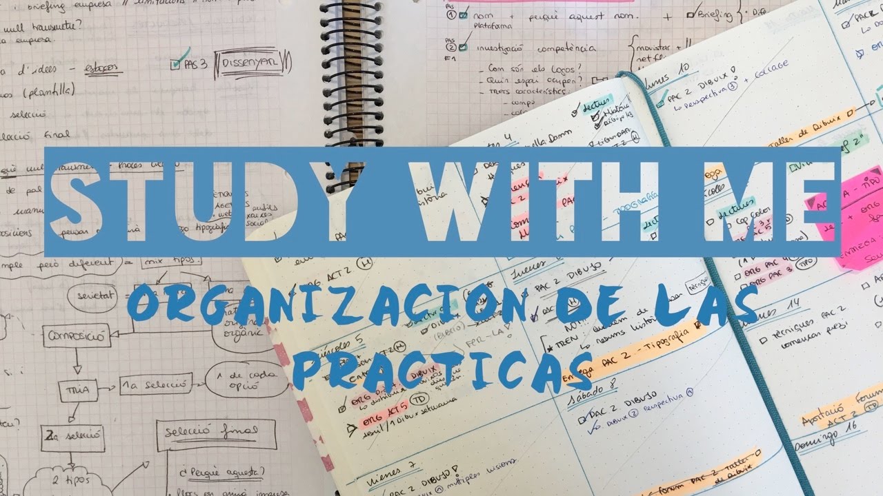 Organización de las prácticas de la UNIVERSIDAD · STUDY WITH ME #5 | Christine Hug
