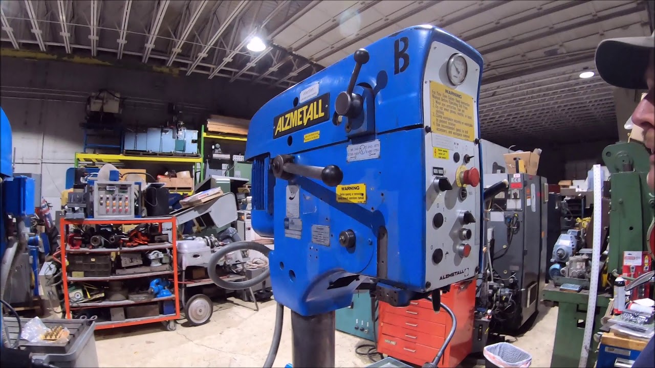 Alzmetall AB35/S Dual Head Drill Press w/ Tapping