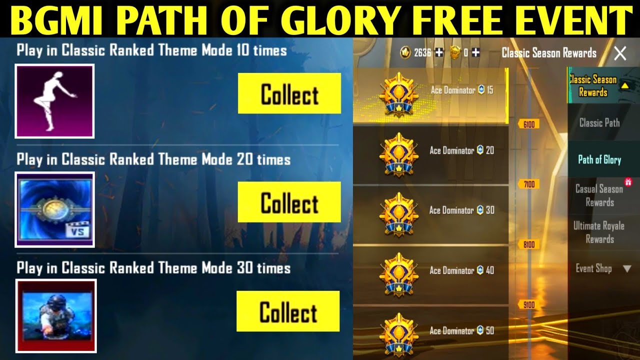 😍BGMI PATH OF GLORY NEW EVENT | GET FREE HALLOWEEN MVP EMOTE & ULTIMATE AVATAR🔥