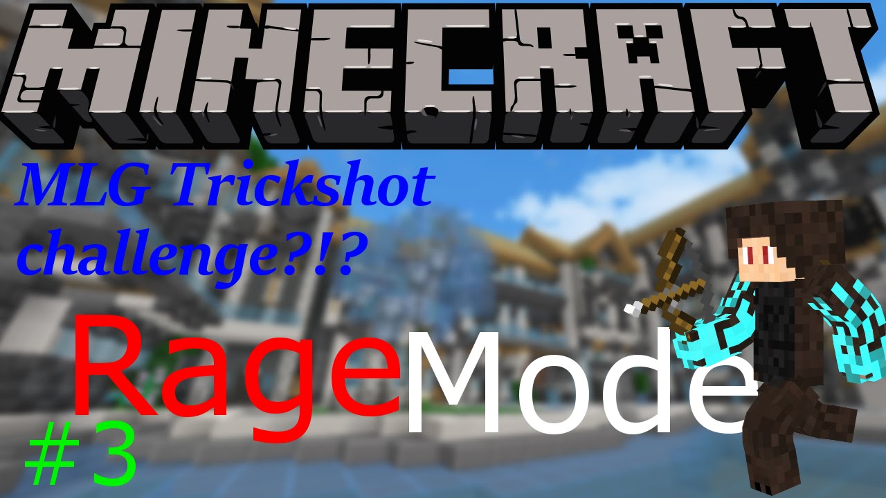 Lets play Minecraft Ragemode /Die MLG Trickshot 360 Challenge!? // MiningBullHD