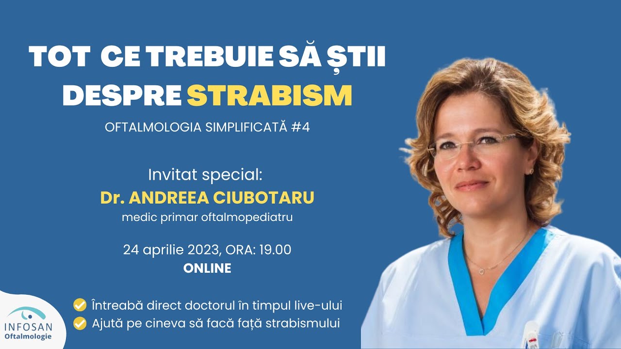 Tot ce trebuie să știi despre strabism cu Dr. Andreea Ciubotaru ⎪Oftalmologia Simplificată #4