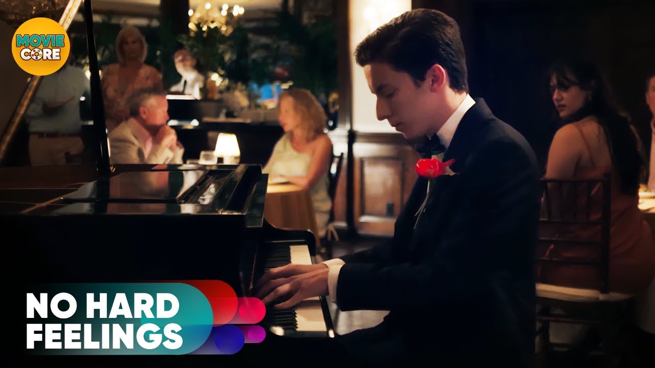 Percy Plays Piano On Pretend Prom Night | No Hard Feelings (Jennifer Lawrence) | MovieCore