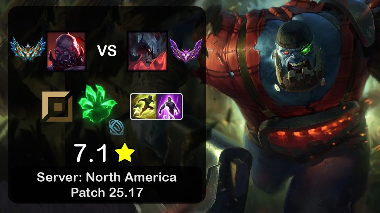 Sion Top vs Aatrox - NA Challenger - Patch 25.17