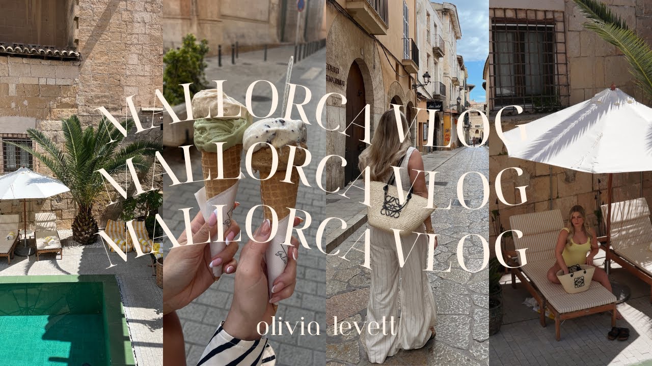 MALLORCA TRAVEL VLOG | THE MOST BEAUTIFUL HOTEL | CITY BREAK OUTFITS | FOOD & MORE | Olivia Levett