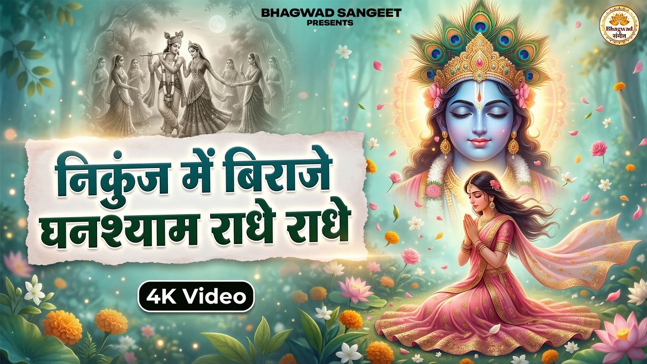 Nikunj Mein Viraje Ghan Shyam Radhe Radhe | निकुंज में विराजे घनश्याम | Radha Krishna Bhajan