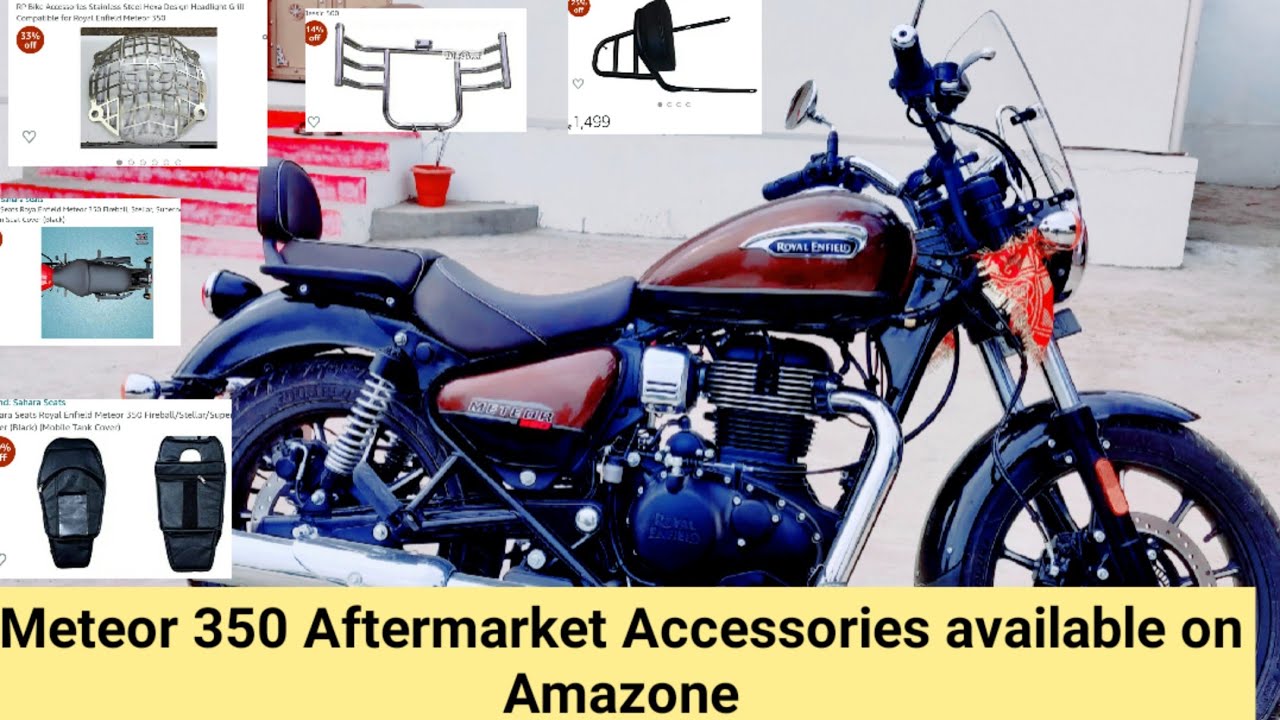 Meteor 350 Aftermarket Accessories available on Amazon |Aftermarket Acessories available for Meteor