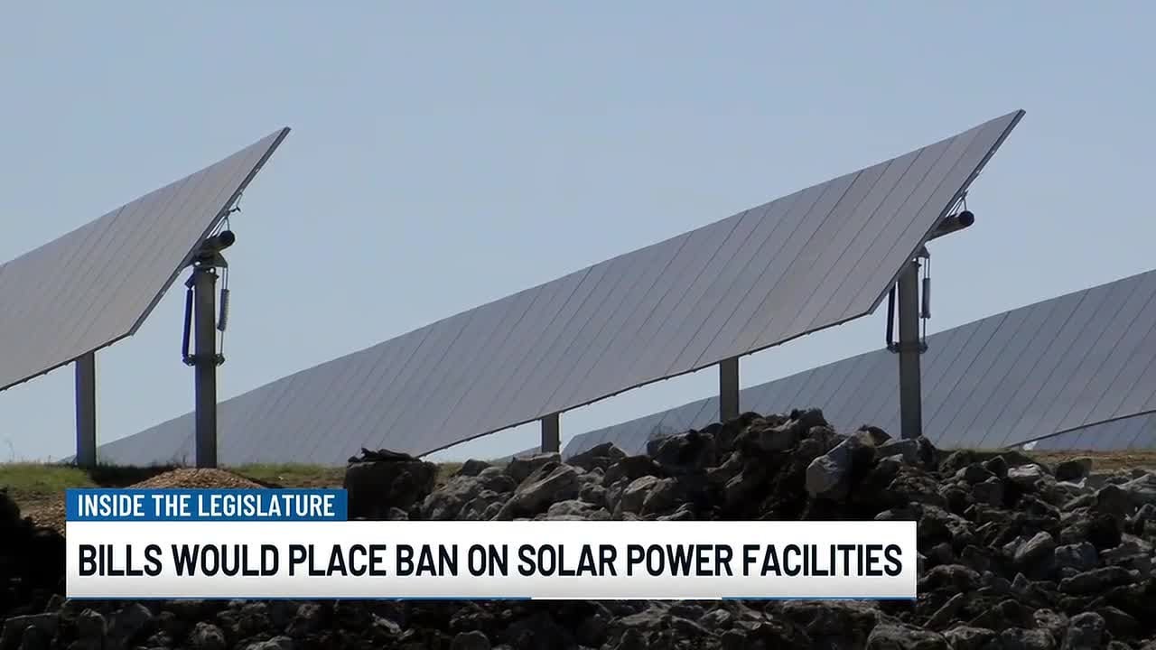 Bills would place temporary ban on solar power facilities in Alabama