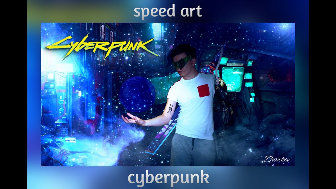 🔴cyberpunk speed art I ps touch🔴