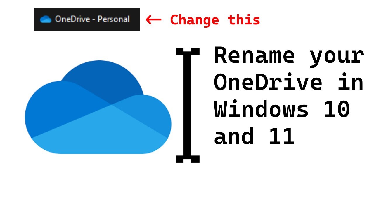 How to rename your OneDrive in Windows 10 and 11