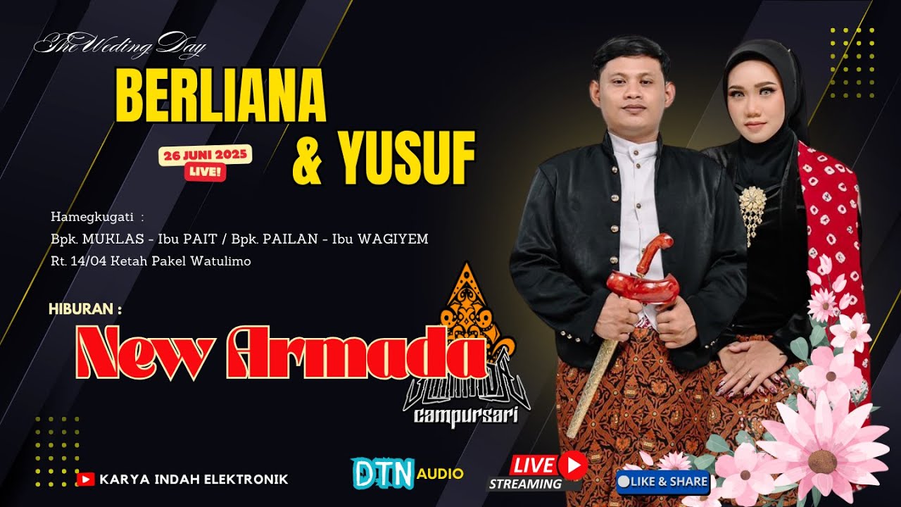 🔴⭕Live Campursari NEW ARMADA Dirumah Bapak MUKLAS - Ibu PAIT  Ketah Pakel Watulimo Trenggalek