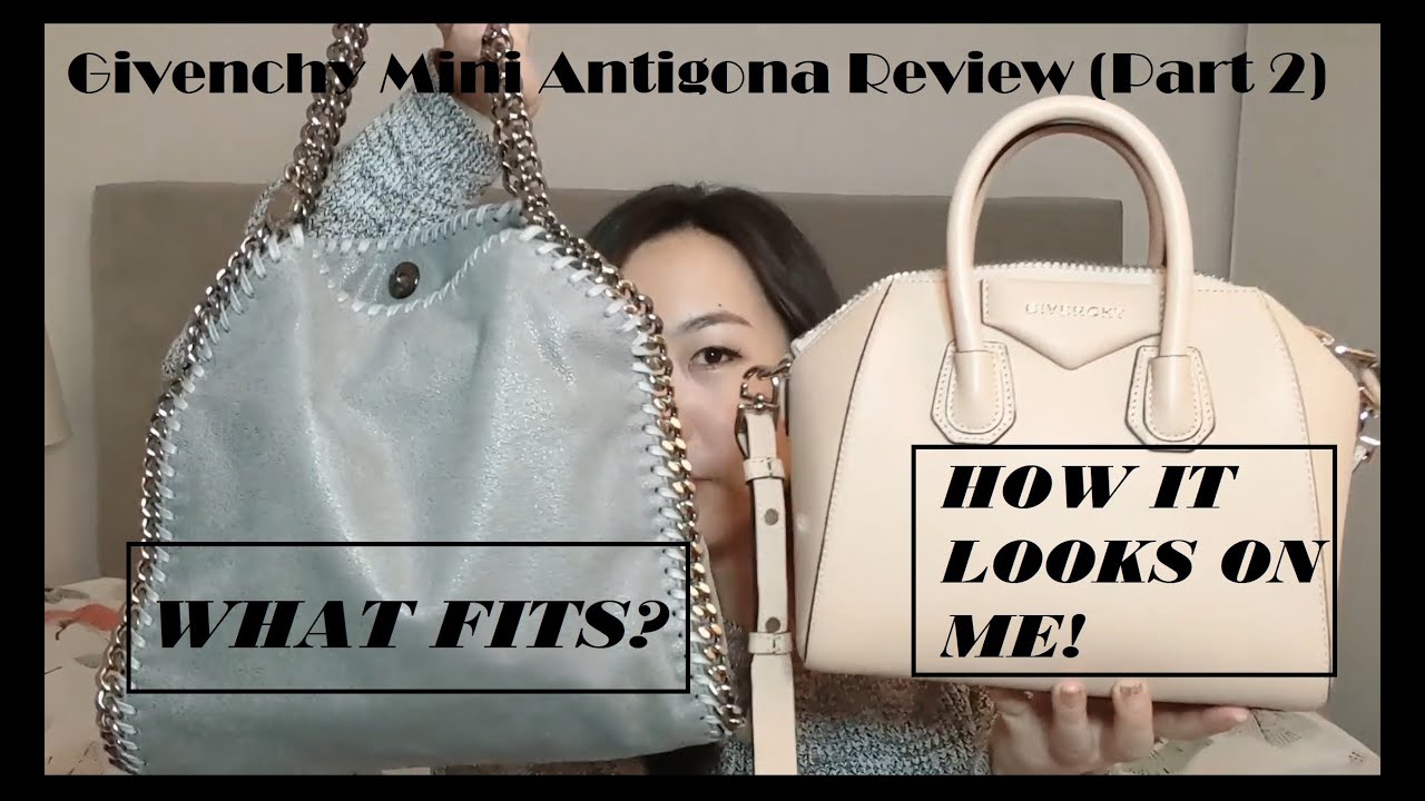 Reveal & Review | Givenchy Mini Antigona | Part 2: What fits and modelling shots