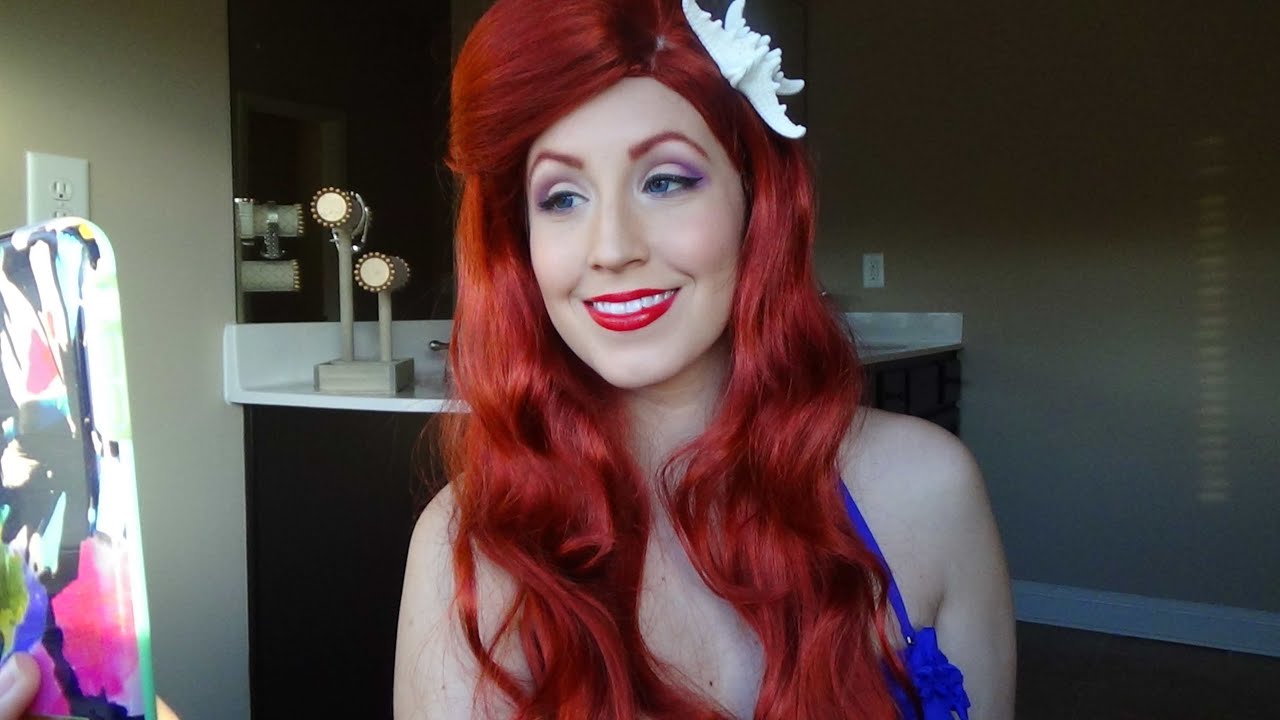 Ariel Makeup & Wig Tutorial