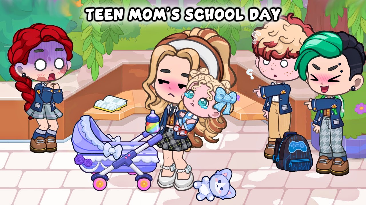 Teen Mom’s School Day With Her Baby 🍼 📚| Life in Dopples World | Toca Boca Story