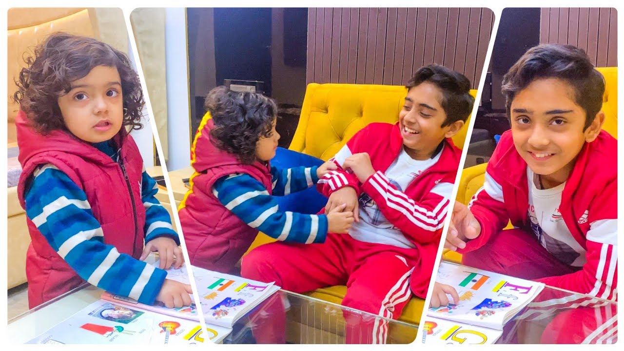Saira Teaching Sanchit in style | Sanchit & Saira Mini Vlog