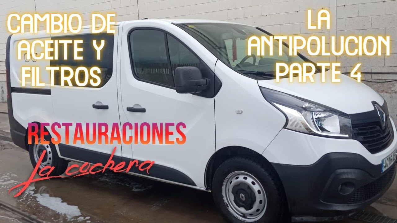 Cambio de aceite y filtros de Renault trafic 1.6 concejo de antipolucion y  fallo rotura de motor