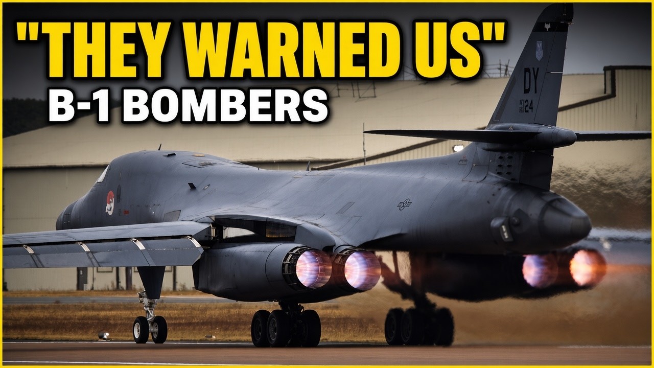B-1 BOMBERS at RAF Fairford in 4K | They Warned Us About Afterburners