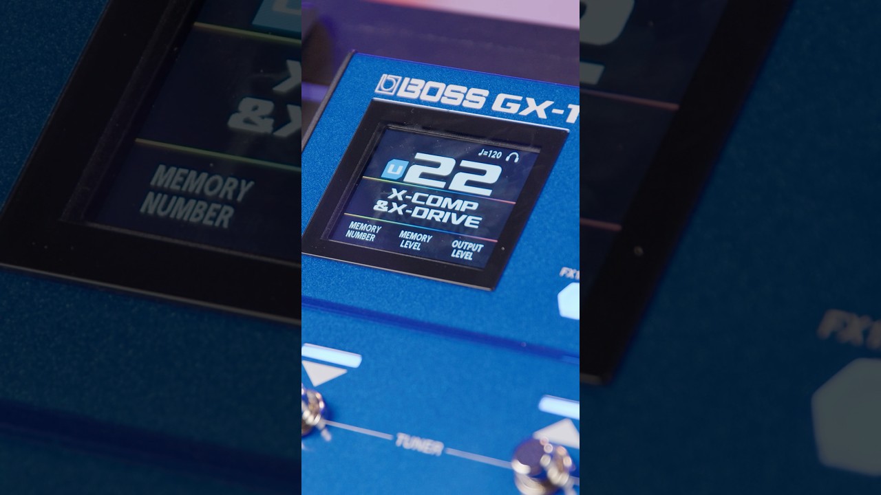 The BOSS GX-1B is the Swiss Army knife of slap and pop 🎸 #bass #boss #bossgx1b #multieffects #pedal