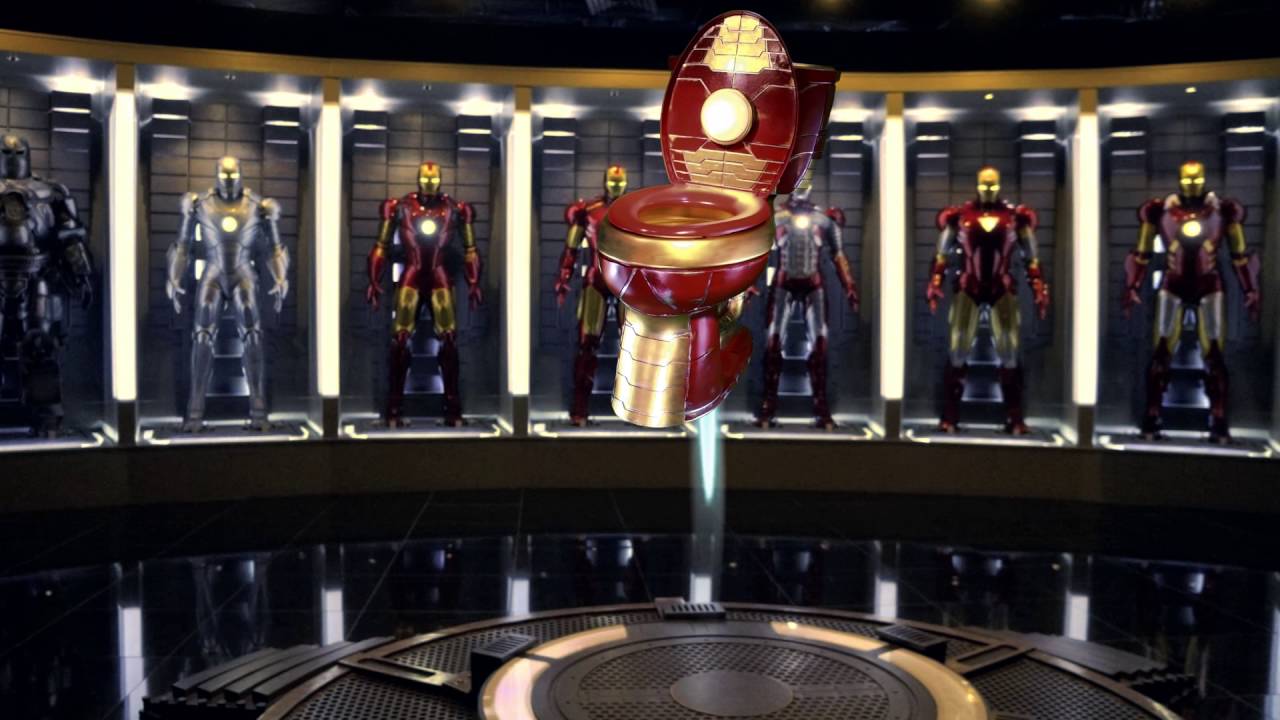 Iron Man's Toilet: Captain America Civil War (IllumiBowl Toilet Night Light)