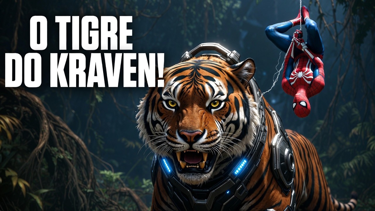 O GATINHO DO KRAVEN! Colocando o tigre gigante para dormir (Spider-Man 2).