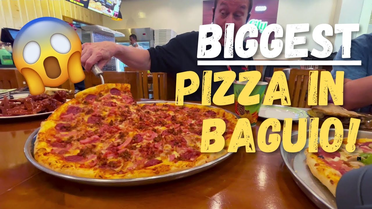 Trying out the 19-INCH PIZZA from Summer City Pizza in Baguio!