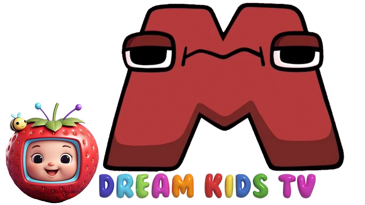 The Mighty Letter M! 💪🎨 | Alphabet Lore Morph & Coloring Fun