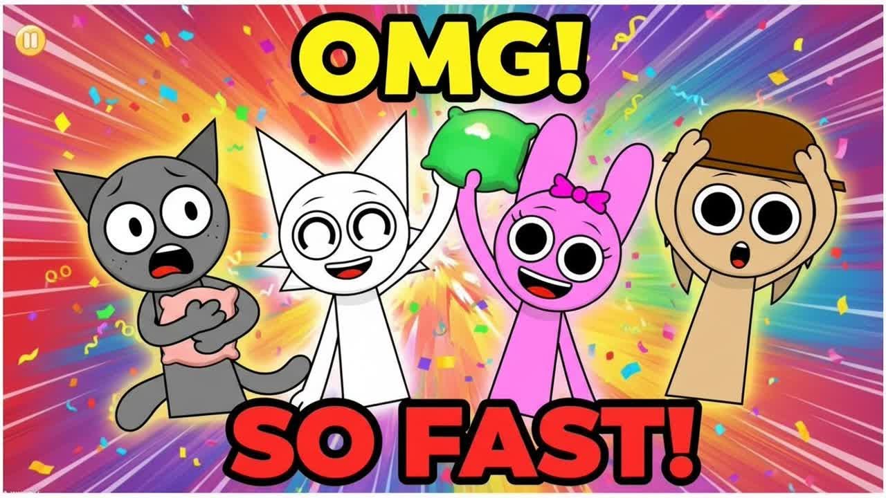 CRAZY FAST JUMPING! 🤯 Sprunki Tiles Hop