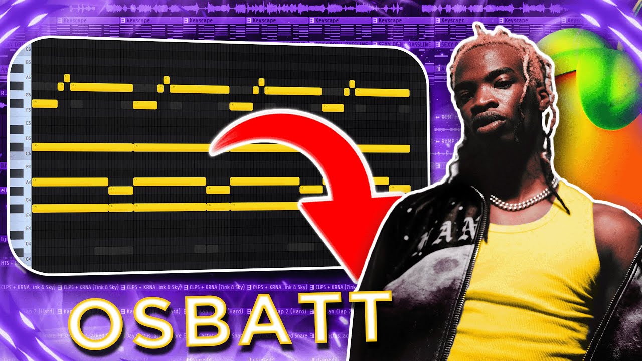 Making an Osbatt Type Beat In The Style of Lancey Foux & Fimiguerrero From Scratch (FL Studio 2024)