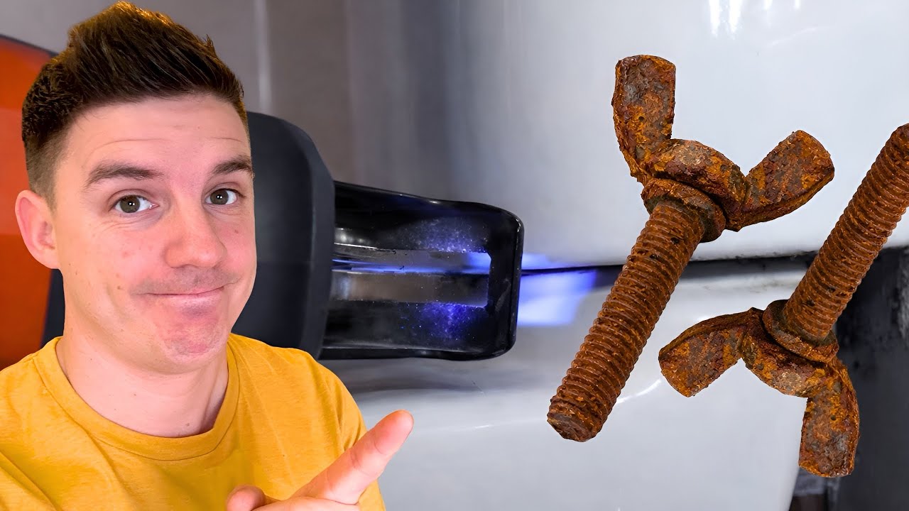 How to fix a leaking rusty toilet! 