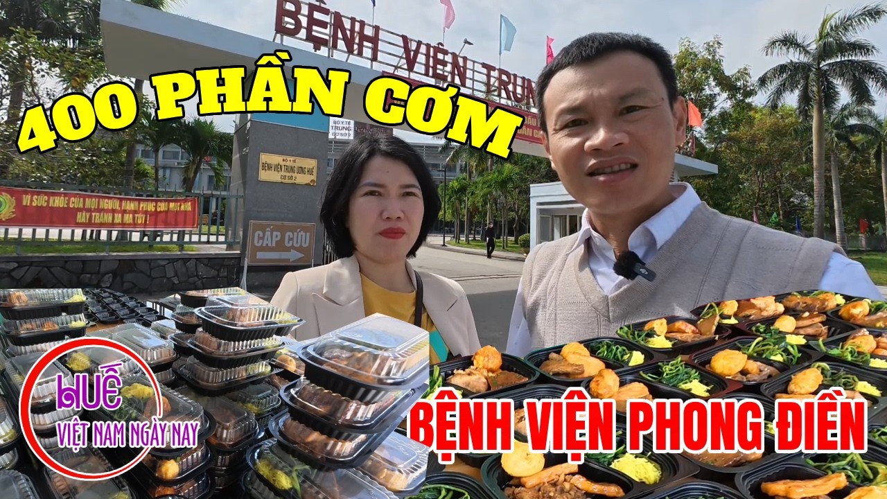 Người con Phong Điền ở phương xa mời 400 suất cơm cho BN Bệnh viện Huế cơ sở 2
