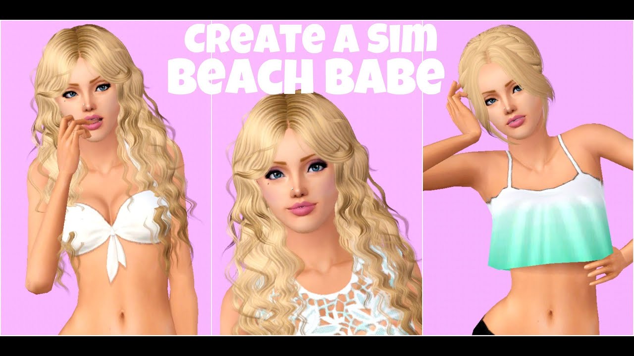 The Sims 3 : Create A Sim - Beach Babe - Requested