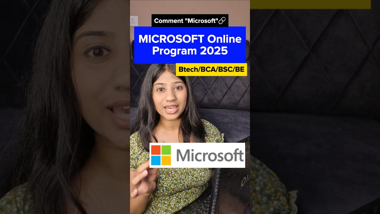 Microsoft FREE Internship 2025 | 5000+ Openings | No Rejection! 😲🔥