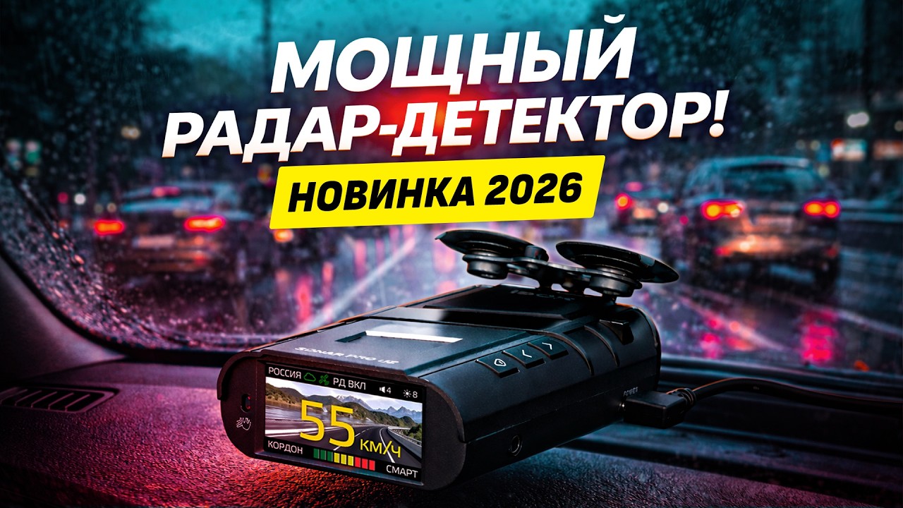 ДОСТУПНЫЙ радар-детектор, который захочет каждый! Обзор и тест iBOX SONAR PRO 2026