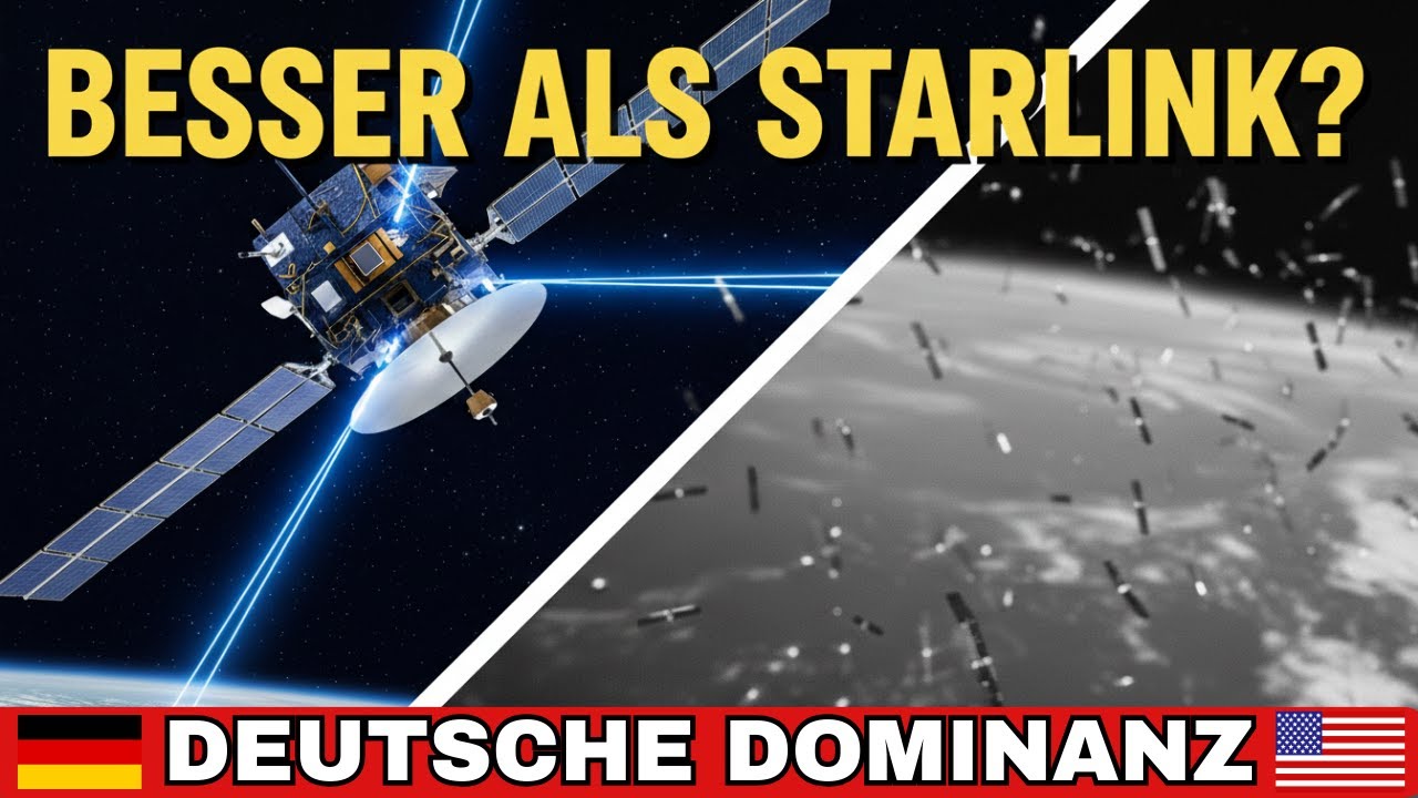 NATO ÜBERRASCHT: Warum Deutschlands SARah-Satelliten Elon Musks Starlink überlegen sind!