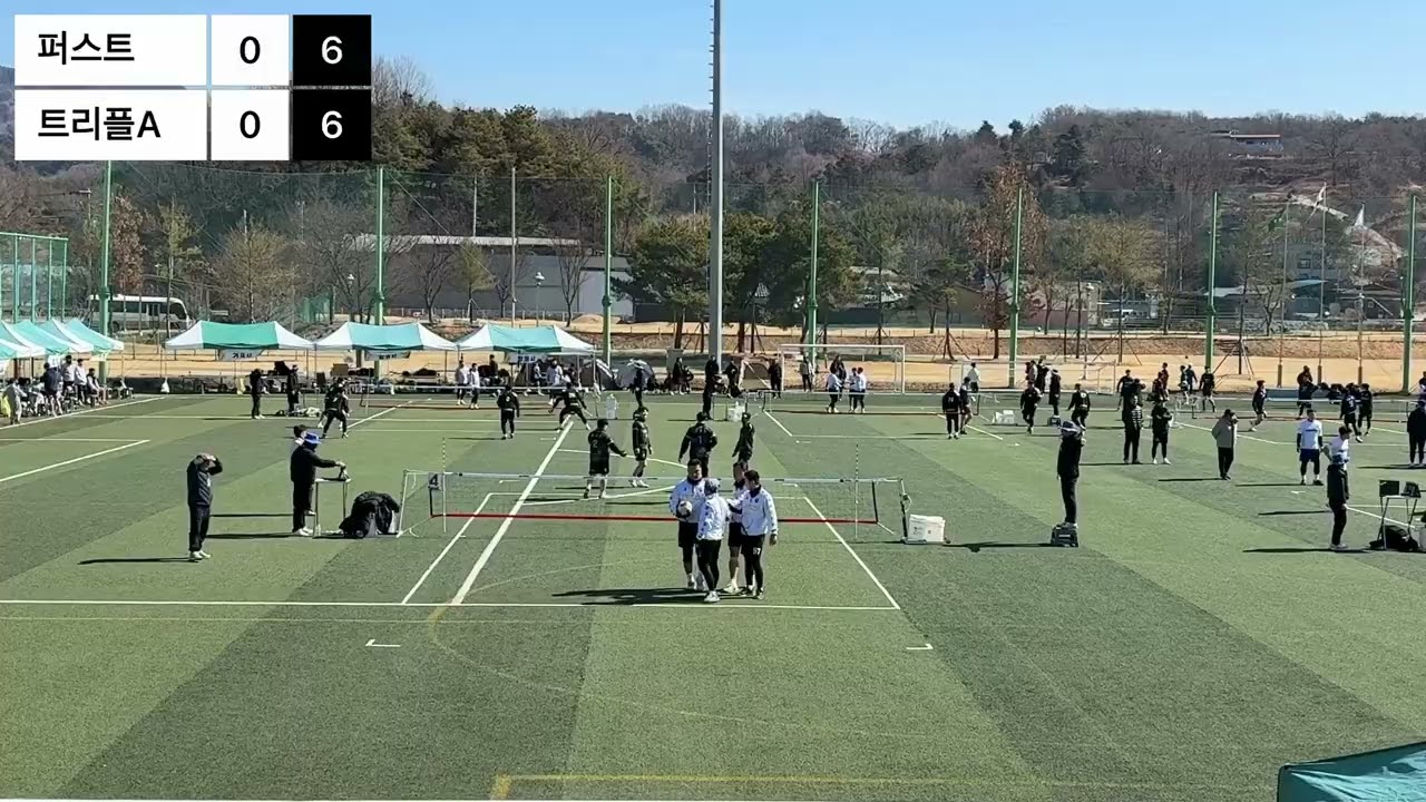 [거창군수배 우수팀 초청 족구대회] 함안퍼스트VS창원트리플A  (1세트)