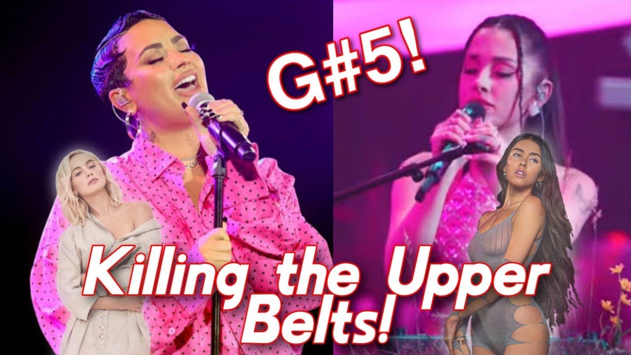 FAMOUS SINGERS | Slaying Upper Belts In 2021!! (E5 - G#5)