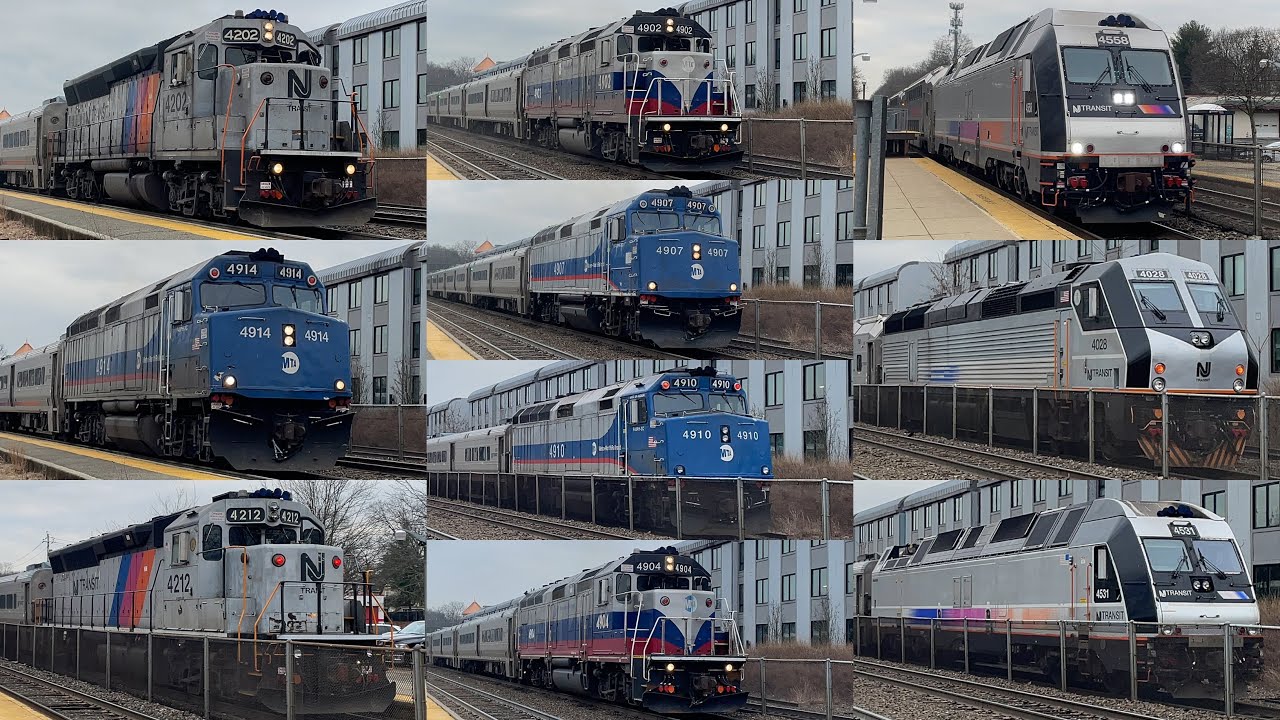 Awesome NJ Transit Action On The Main/Bergen County Line 1/31/24