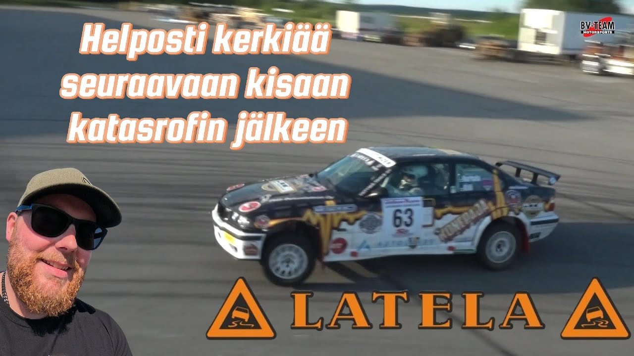 Kauhavalla sprinttiä sorakumeilla latela ralli bmwllä