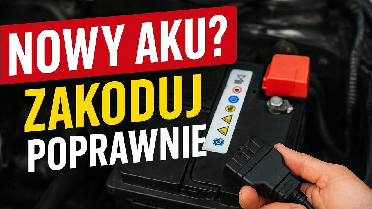 Jak przypisać nowy akumulator w samochodzie? | Kodowanie krok po kroku #carscanner 