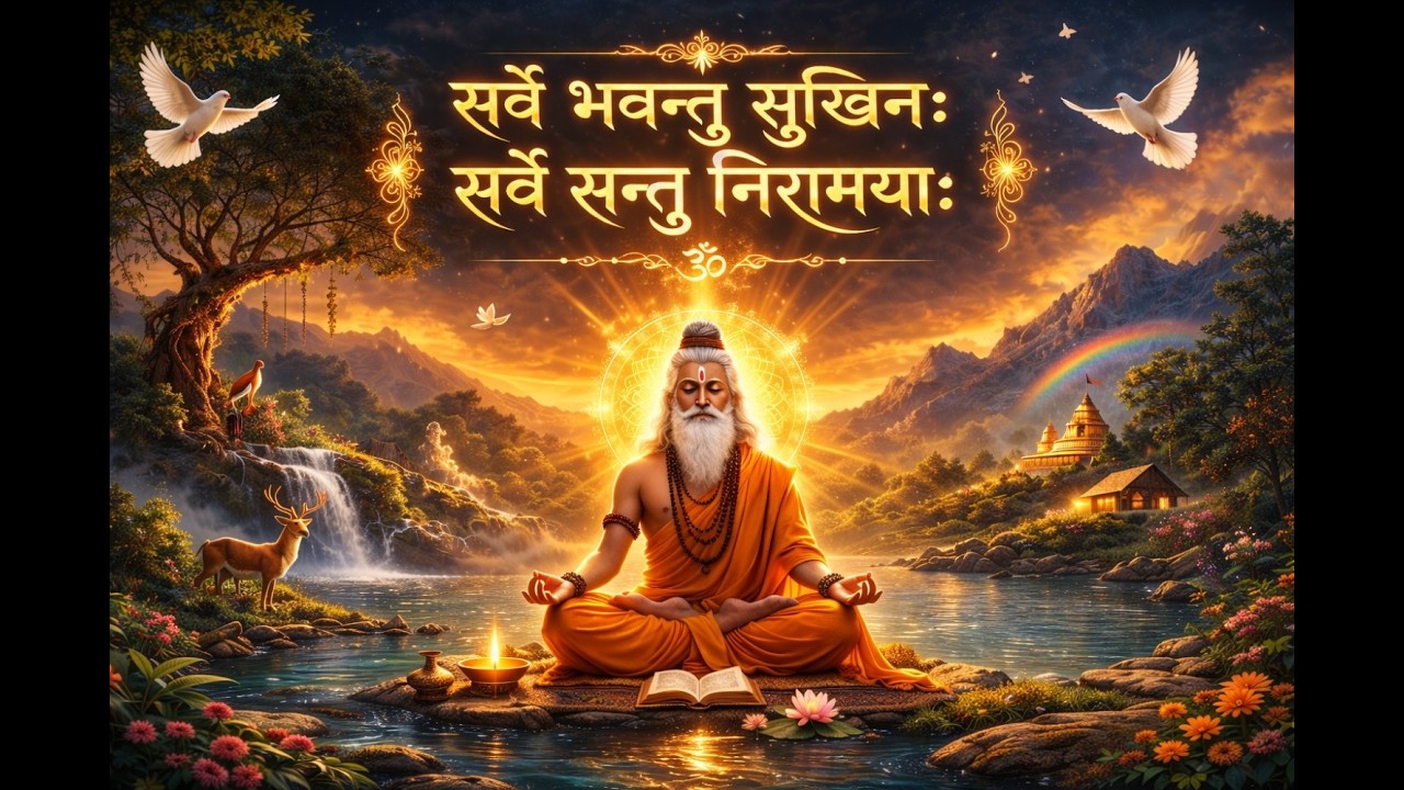 सर्वे भवन्तु सुखिनः सर्वे सन्तु निरामयाः – Vedic Mantra for Happiness & Health | BhaktiMargOnline