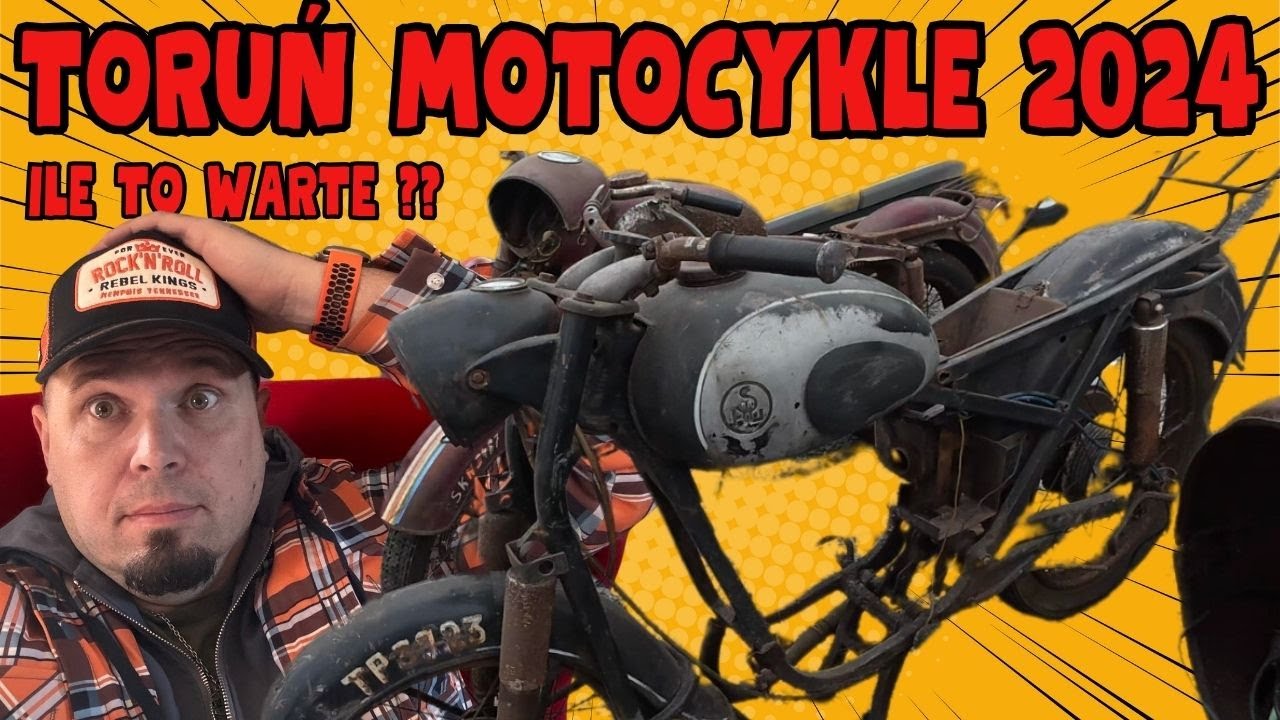 Giełda Motocyklowa Toruń 2024 Motobazar  + Vlog