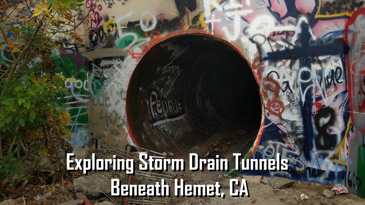 Exploring Storm Drain Tunnels Beneath Hemet, CA