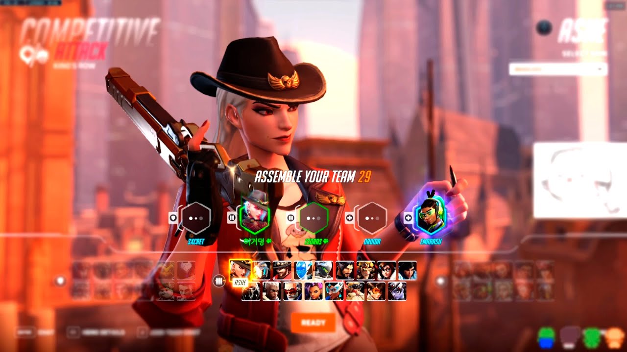 MIRROR PRO ASHE AND ECHO GAMEPLAY! [ OVERWATCH 2 TOP 500 SEASON 9 ]